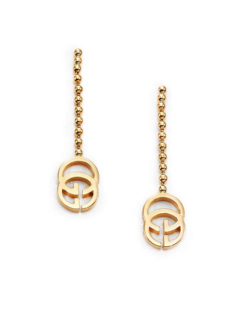 gucci running g earrings